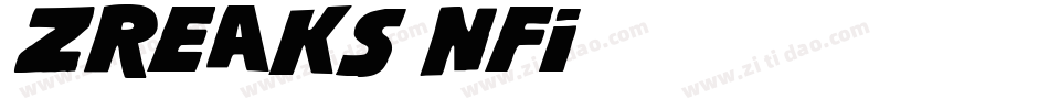 Zreaks NFI字体转换